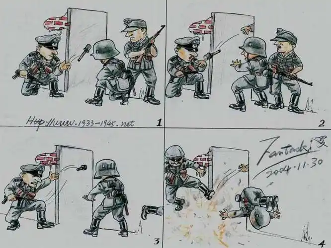 二战德军q版漫画 - 钢铁雄心3:荣光时刻 钢铁前线:解放1944 战争之人: