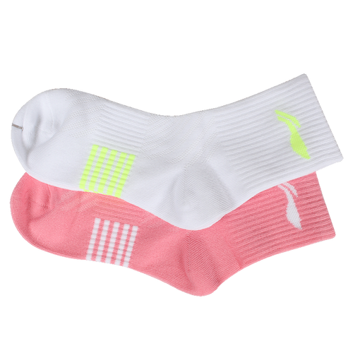 李宁羽毛球袜子运动袜时尚休闲低帮棉中筒跑步篮球透气防臭夏季女awt