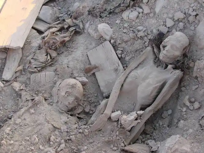 最早从唐代左右,罗布泊就是陆上丝绸之路的必经之路,干尸死尸枯骨在