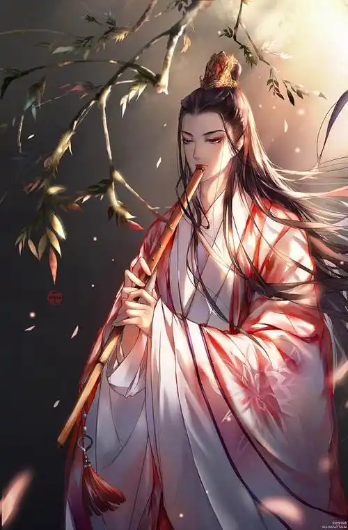 古装妖孽帅哥古风美男子古代公子动漫美少年二次元同人精美插画漫画