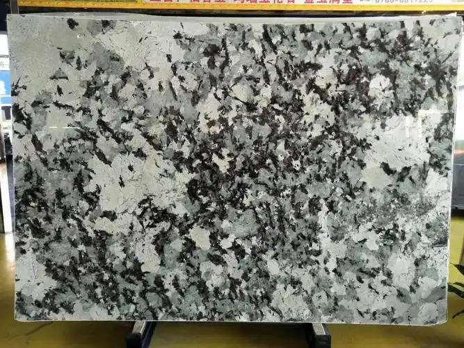 天然大理石板雪山兰水刀拼花石材家具大理石台面过门石背景墙定制