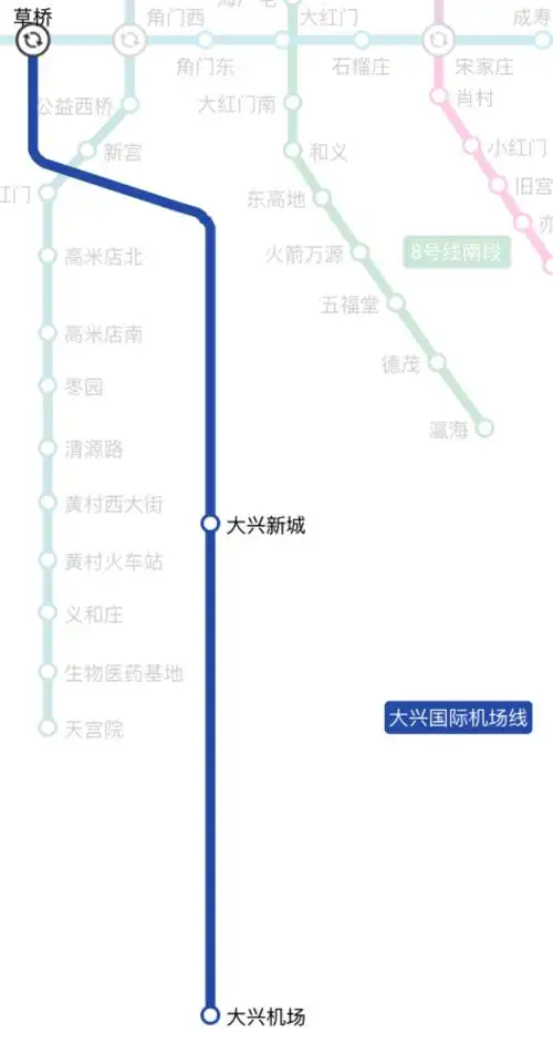 p>北京地铁大兴机场线(beijing daxing international airport