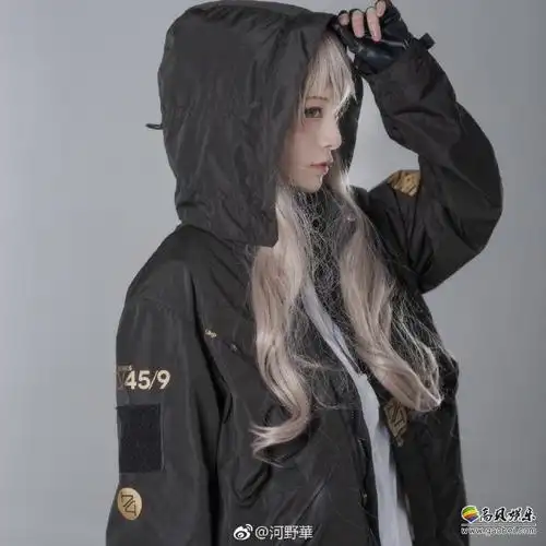 小姐姐cosplay新作少女前线404小队成员ump45角色还原度爆棚